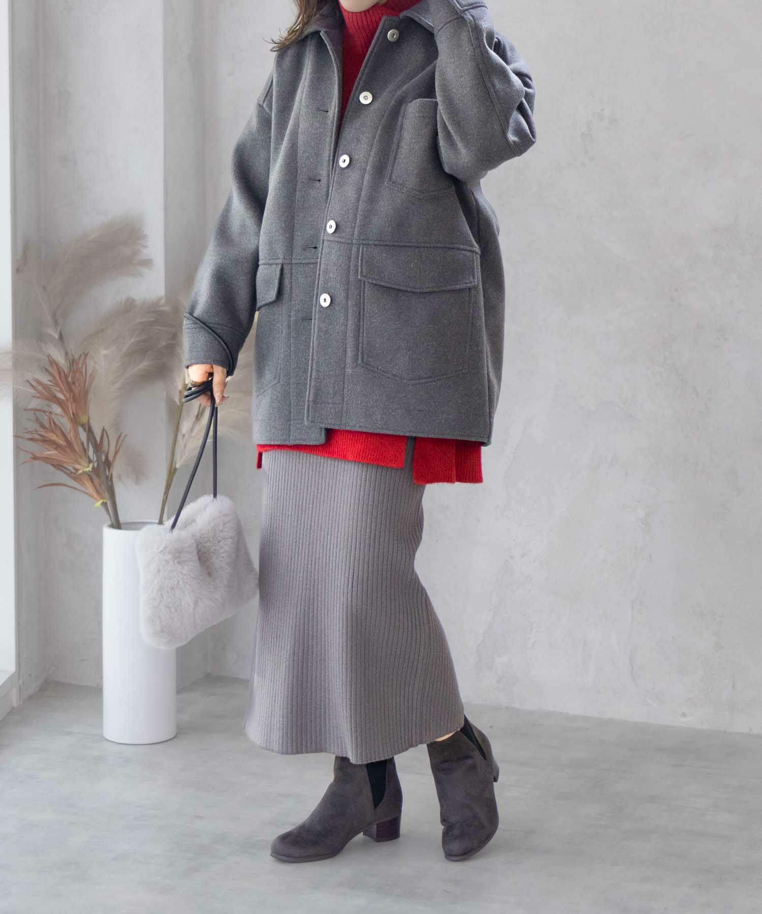 HusHusH  裏リブコート レディース商品画像-7