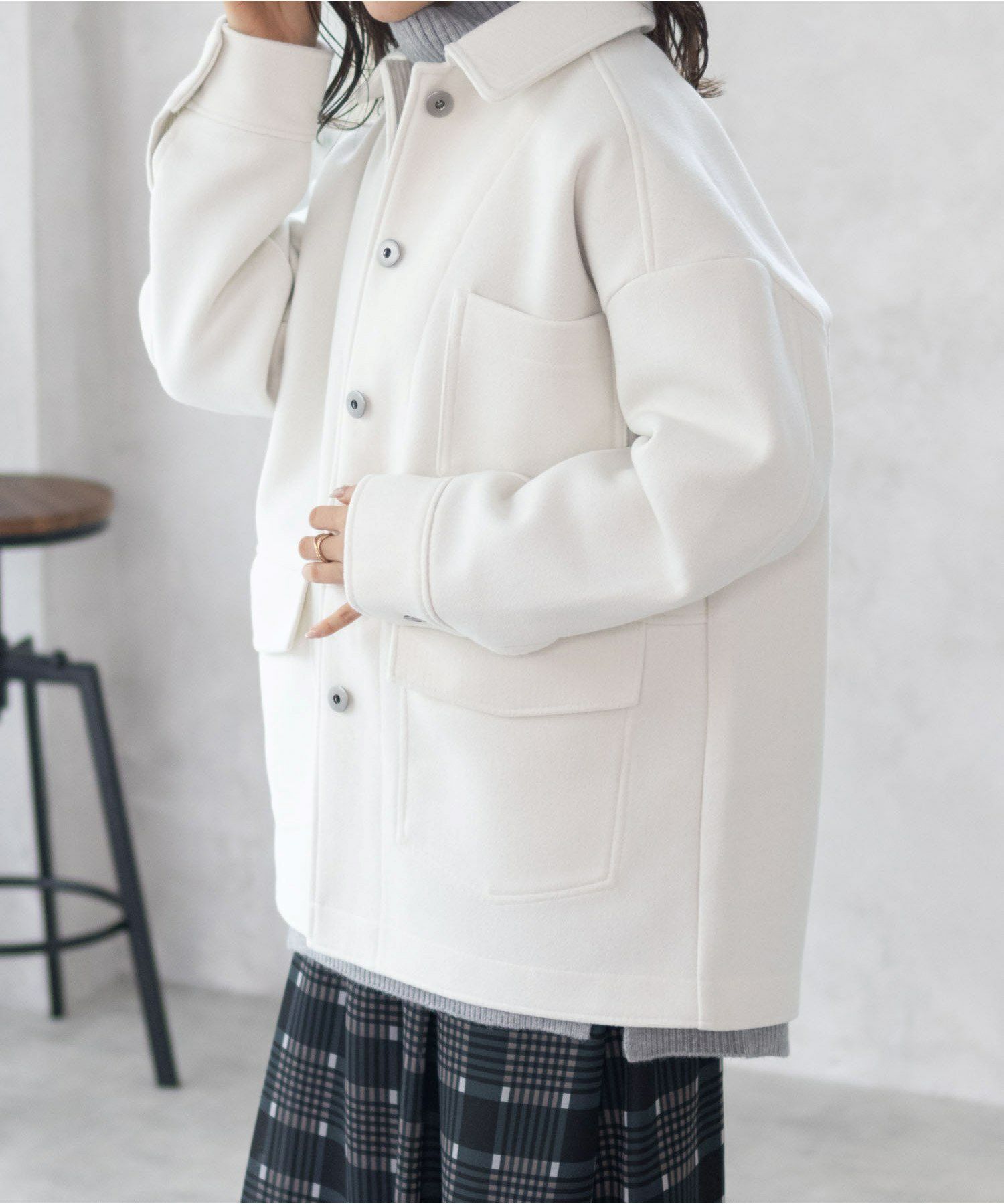 HusHusH 裏リブコート レディース