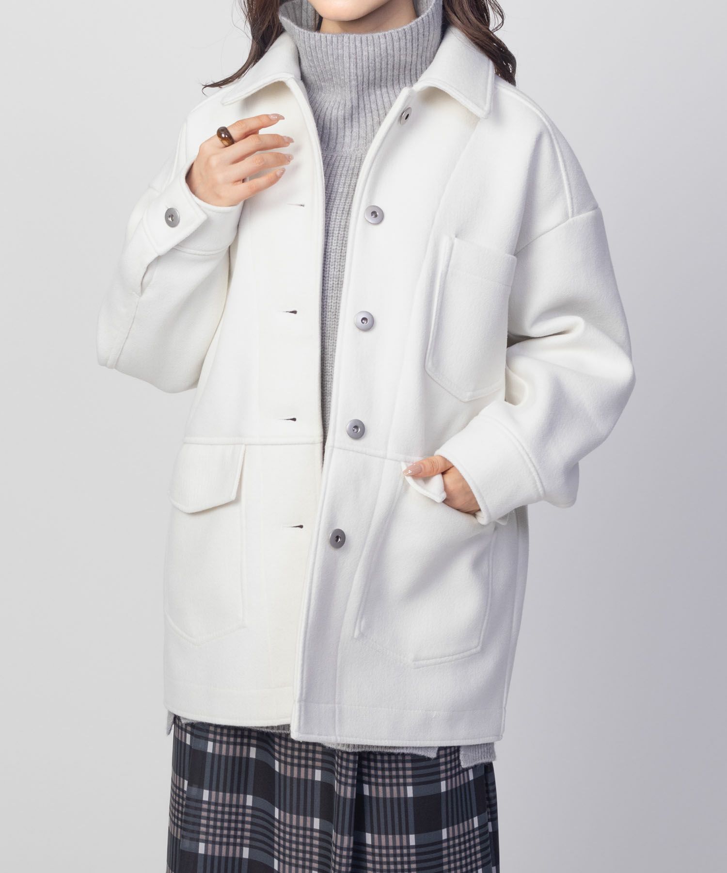 HusHusH 裏リブコート レディース