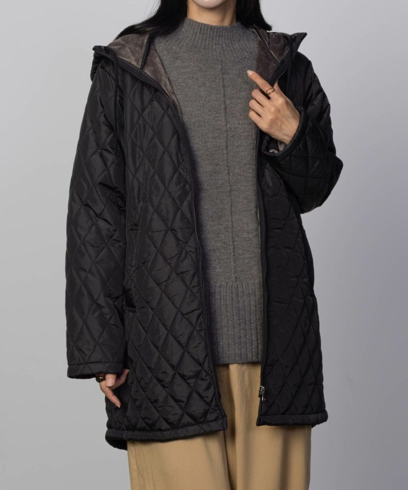 CONVERSE キルト中綿フードジャケット レディース商品画像-12
