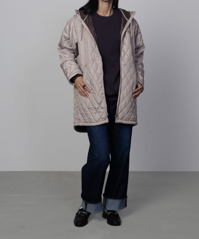 [期間限定価格]CONVERSE  キルト中綿フードジャケット レディース商品画像-15