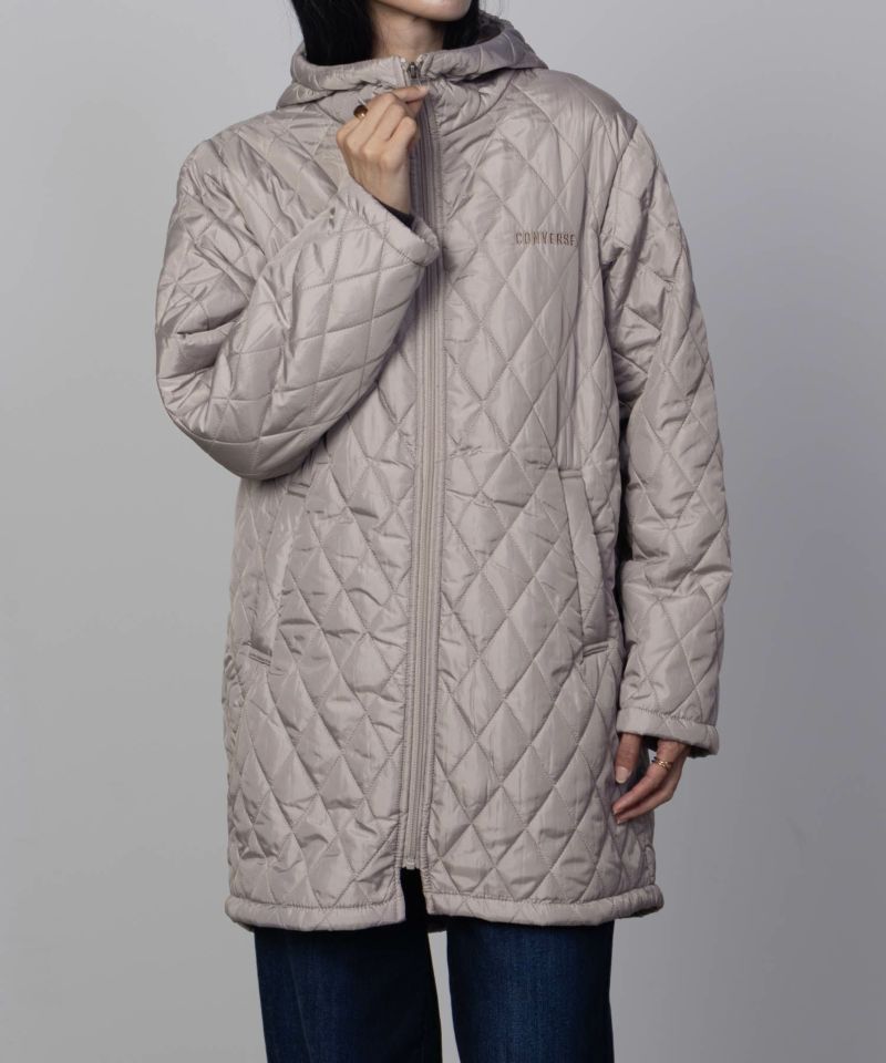CONVERSE  キルト中綿フードジャケット レディース商品画像-19