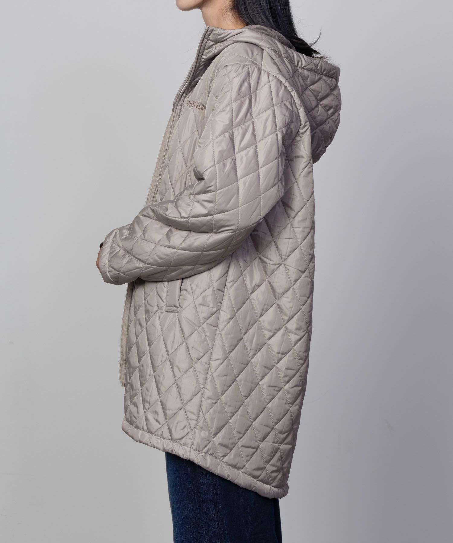 [期間限定価格]CONVERSE  キルト中綿フードジャケット レディース商品画像-20