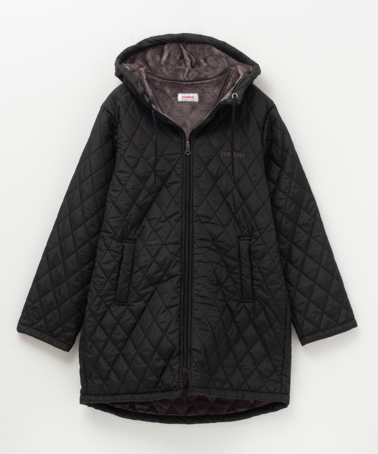 CONVERSE  キルト中綿フードジャケット レディース商品画像-25