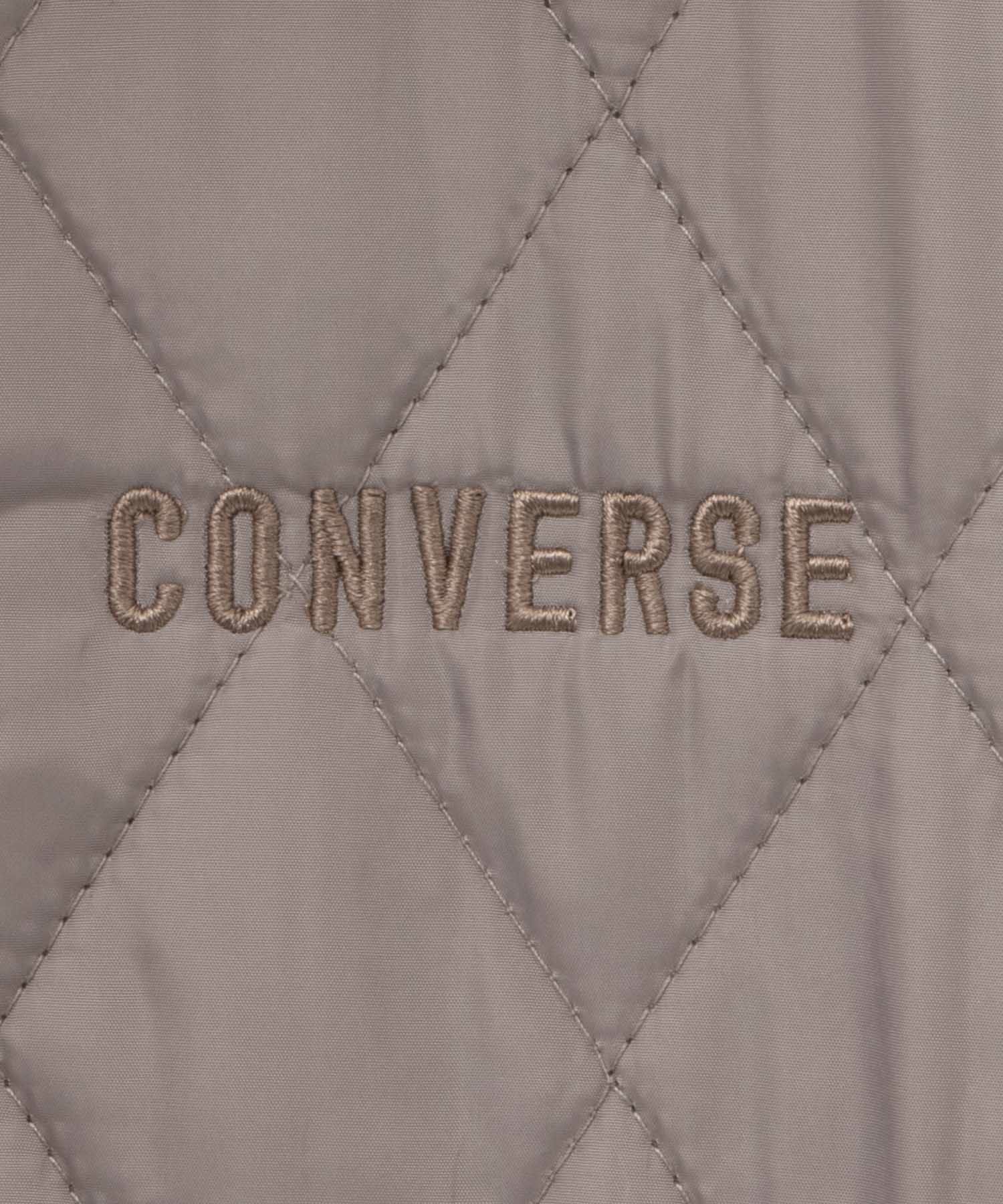 CONVERSE キルト中綿フードジャケット レディース