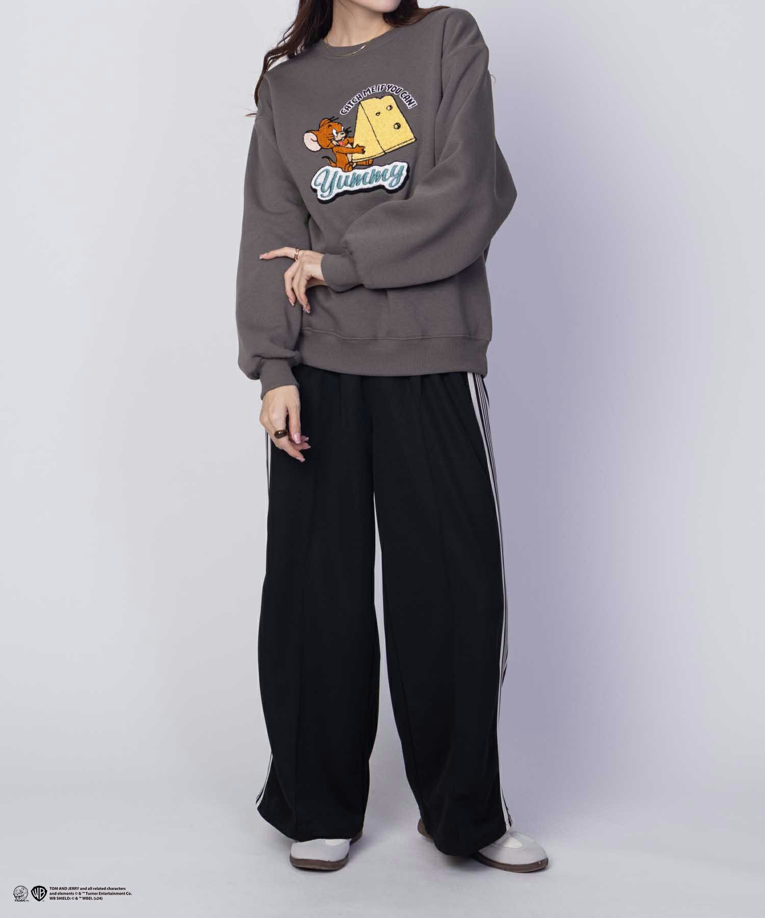 [期間限定価格]Tom and Jerry サガラ刺繍ルーズトレーナー レディース商品サムネイル-7