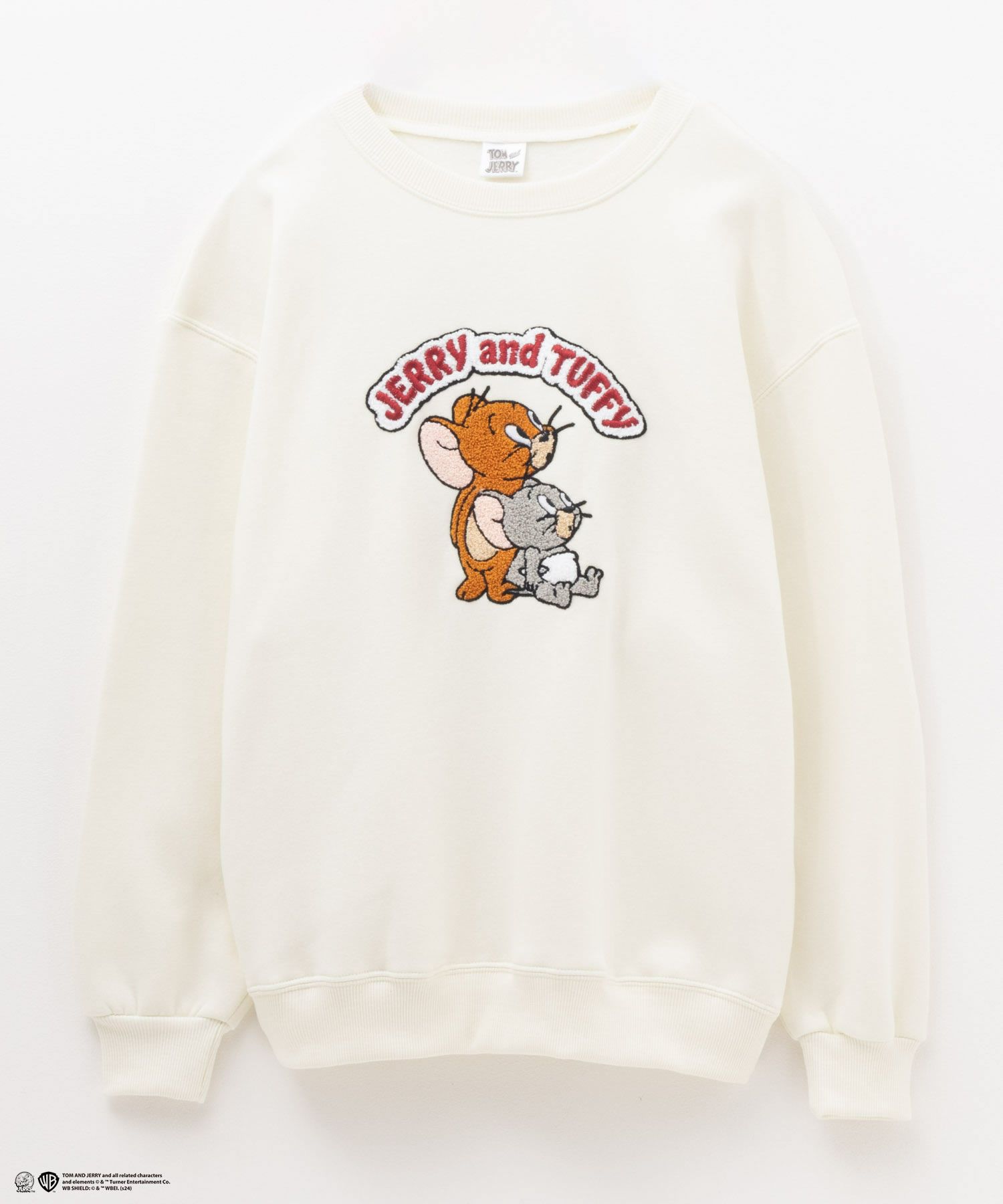 [期間限定価格]Tom and Jerry サガラ刺繍ルーズトレーナー レディース商品画像-27