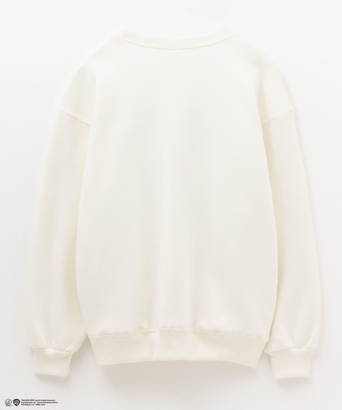 Tom and Jerry サガラ刺繍ルーズトレーナー レディース