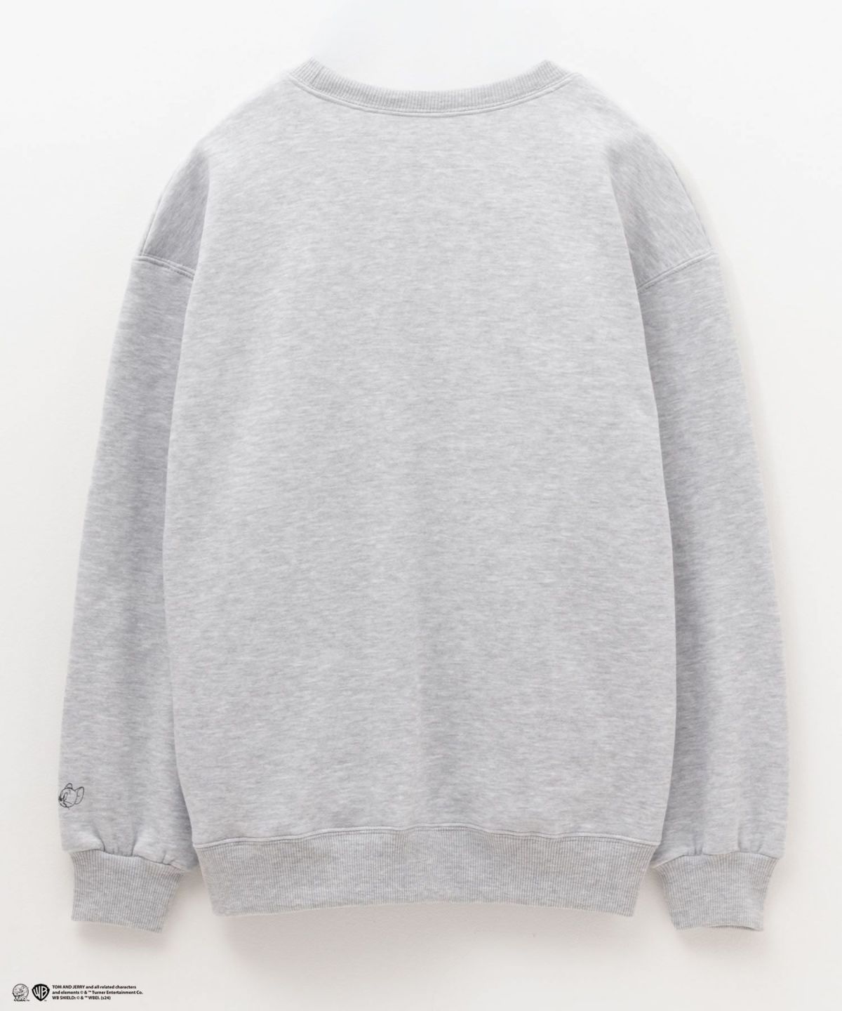 Tom and Jerry サガラ刺繍ルーズトレーナー レディース