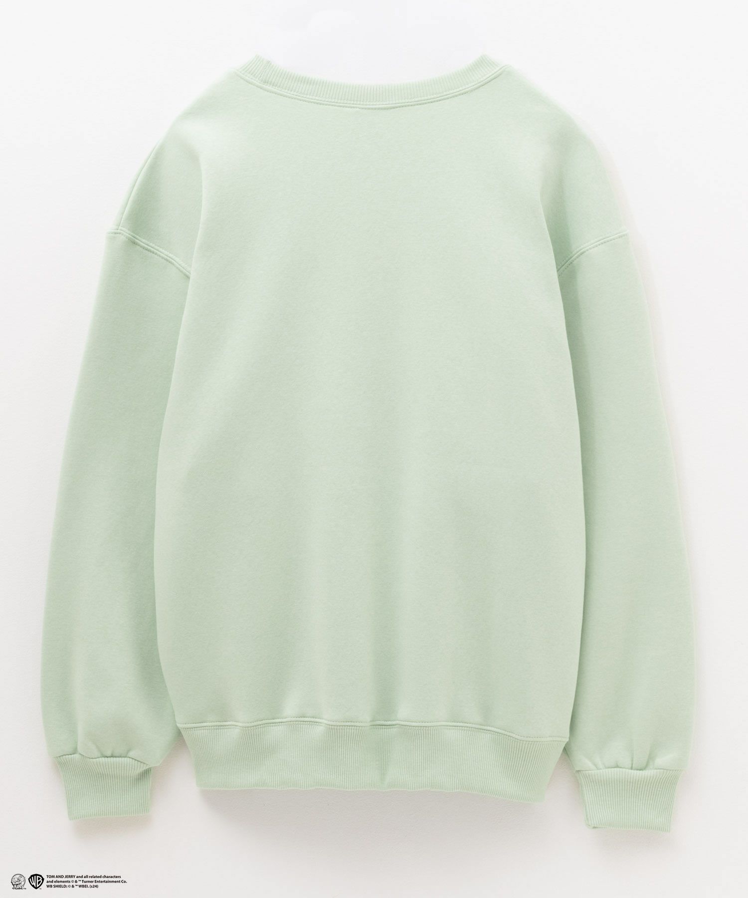 Tom and Jerry サガラ刺繍ルーズトレーナー レディース