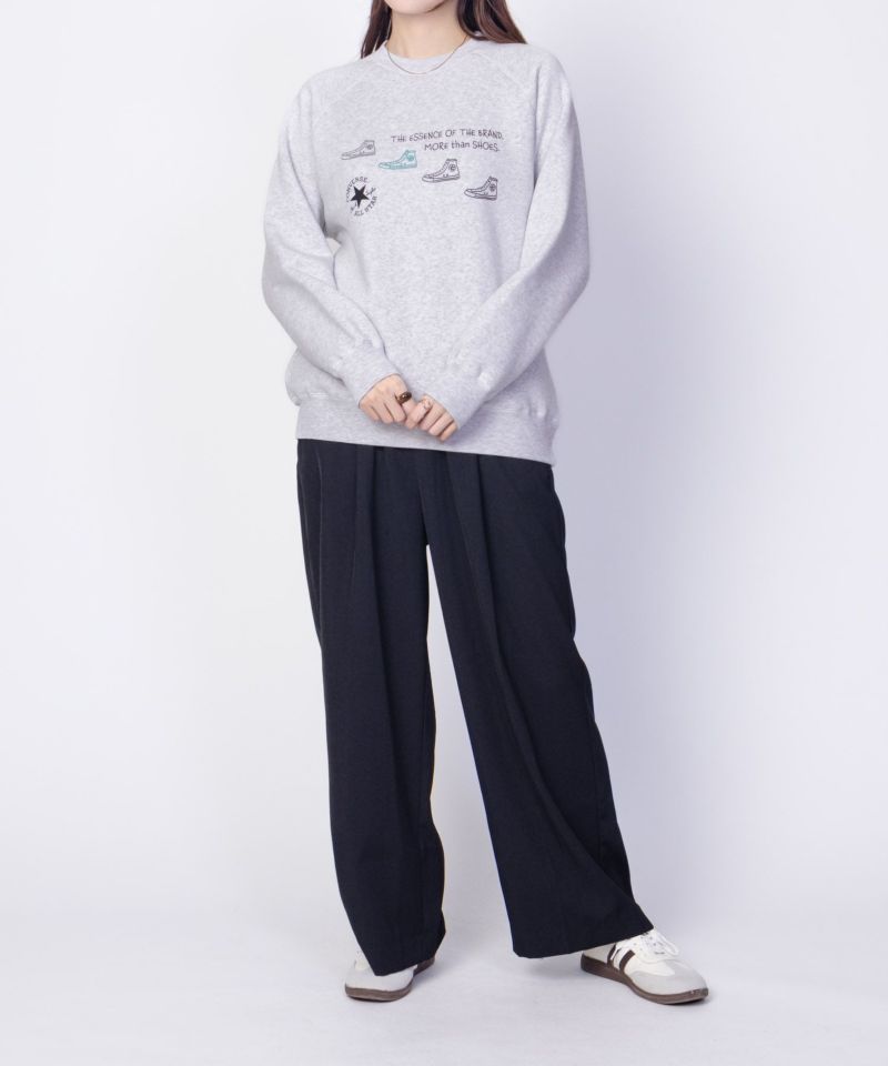 CONVERSE  身頃裏シャギートレーナー レディース商品画像-7