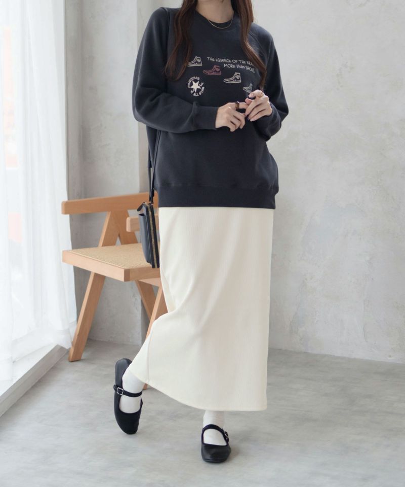 CONVERSE  身頃裏シャギートレーナー レディース商品画像-10