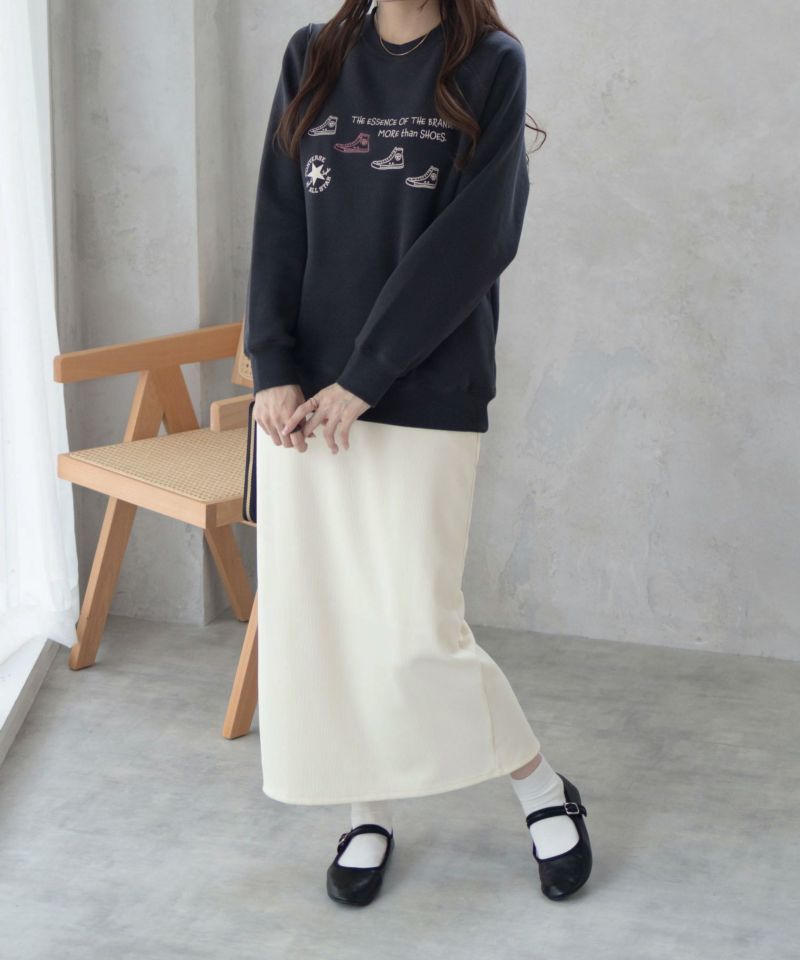 CONVERSE  身頃裏シャギートレーナー レディース商品画像-11