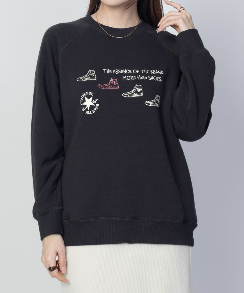 CONVERSE  身頃裏シャギートレーナー レディース商品画像-13