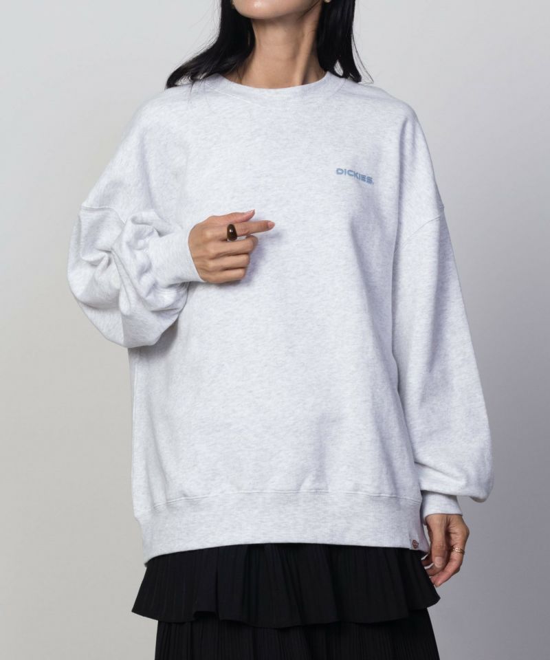 Dickies  かすれフェスプリント裏起毛トレーナー レディース商品画像-4