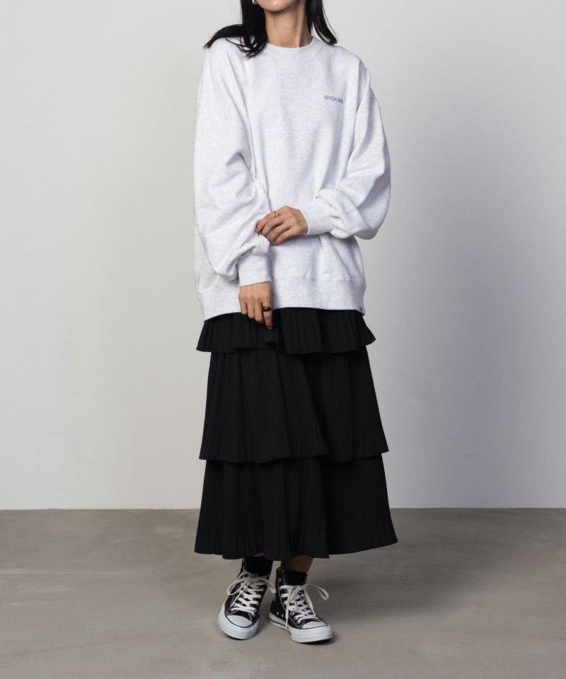 Dickies  かすれフェスプリント裏起毛トレーナー レディース商品画像-6