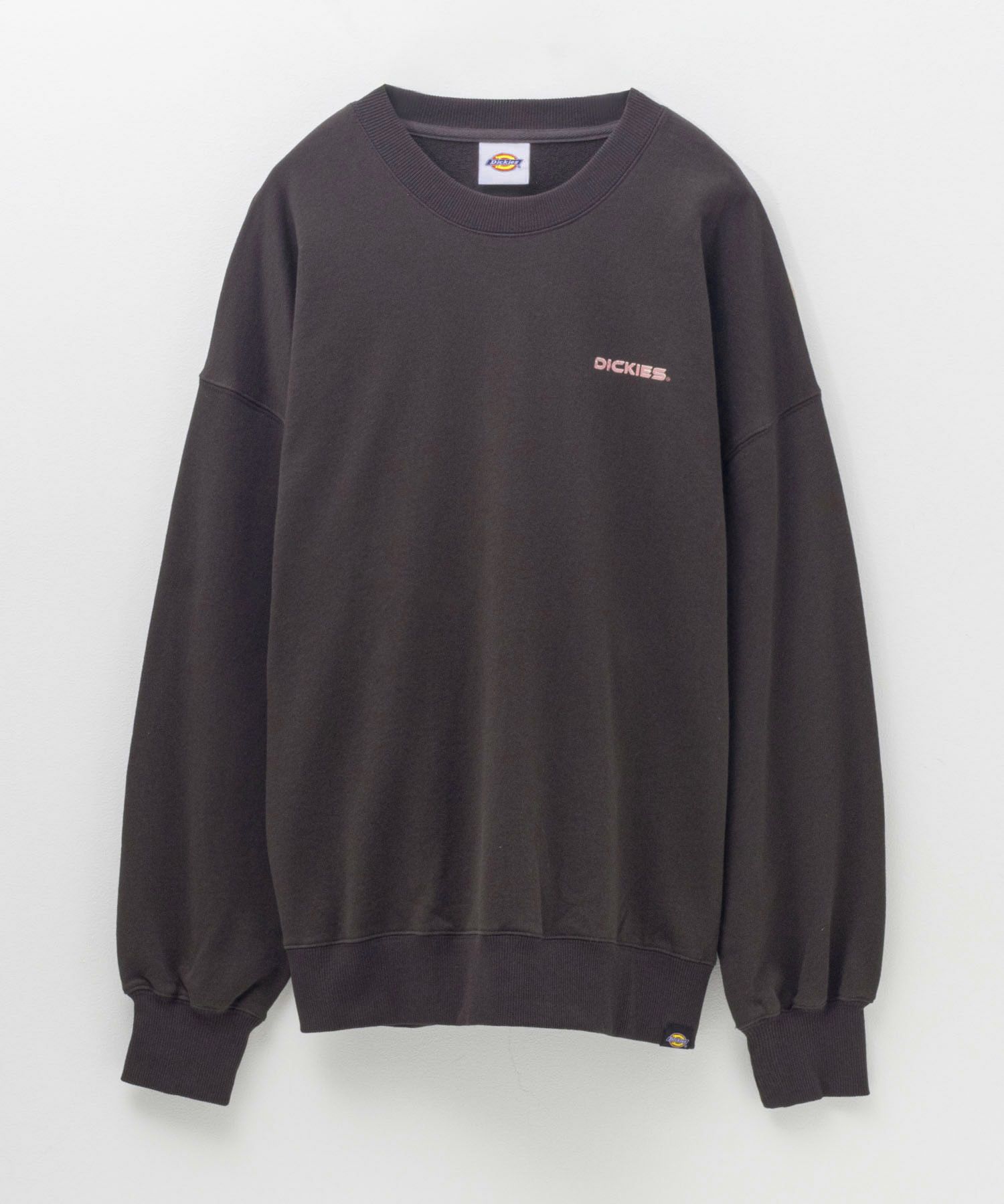 Dickies かすれフェスプリント裏起毛トレーナー レディース