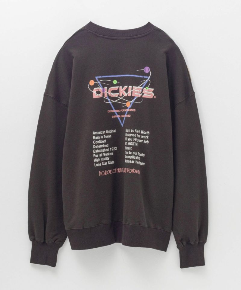 Dickies  かすれフェスプリント裏起毛トレーナー レディース商品画像-16