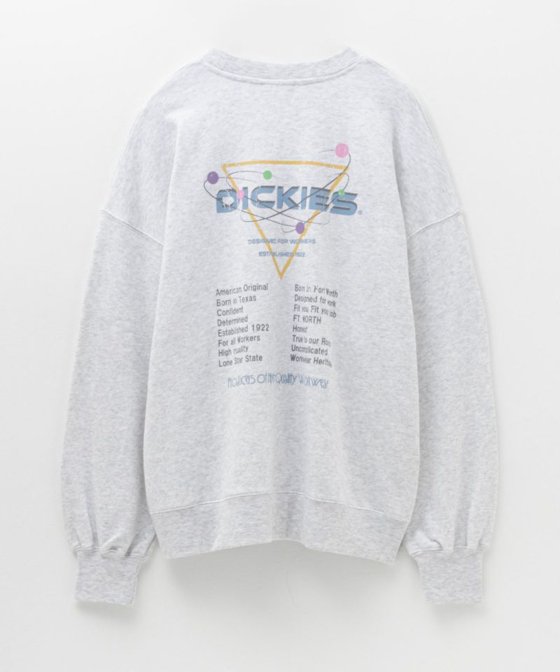 Dickies  かすれフェスプリント裏起毛トレーナー レディース商品画像-18