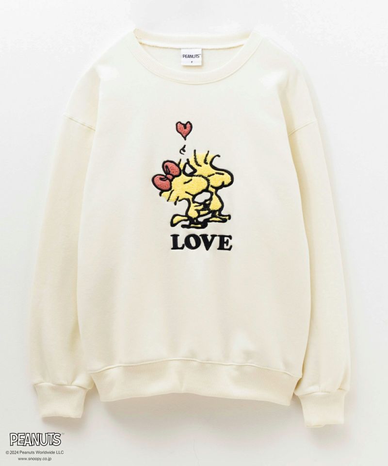 PEANUTS SNOOPY サガラ刺繍ルーズトレーナー レディース商品画像-15