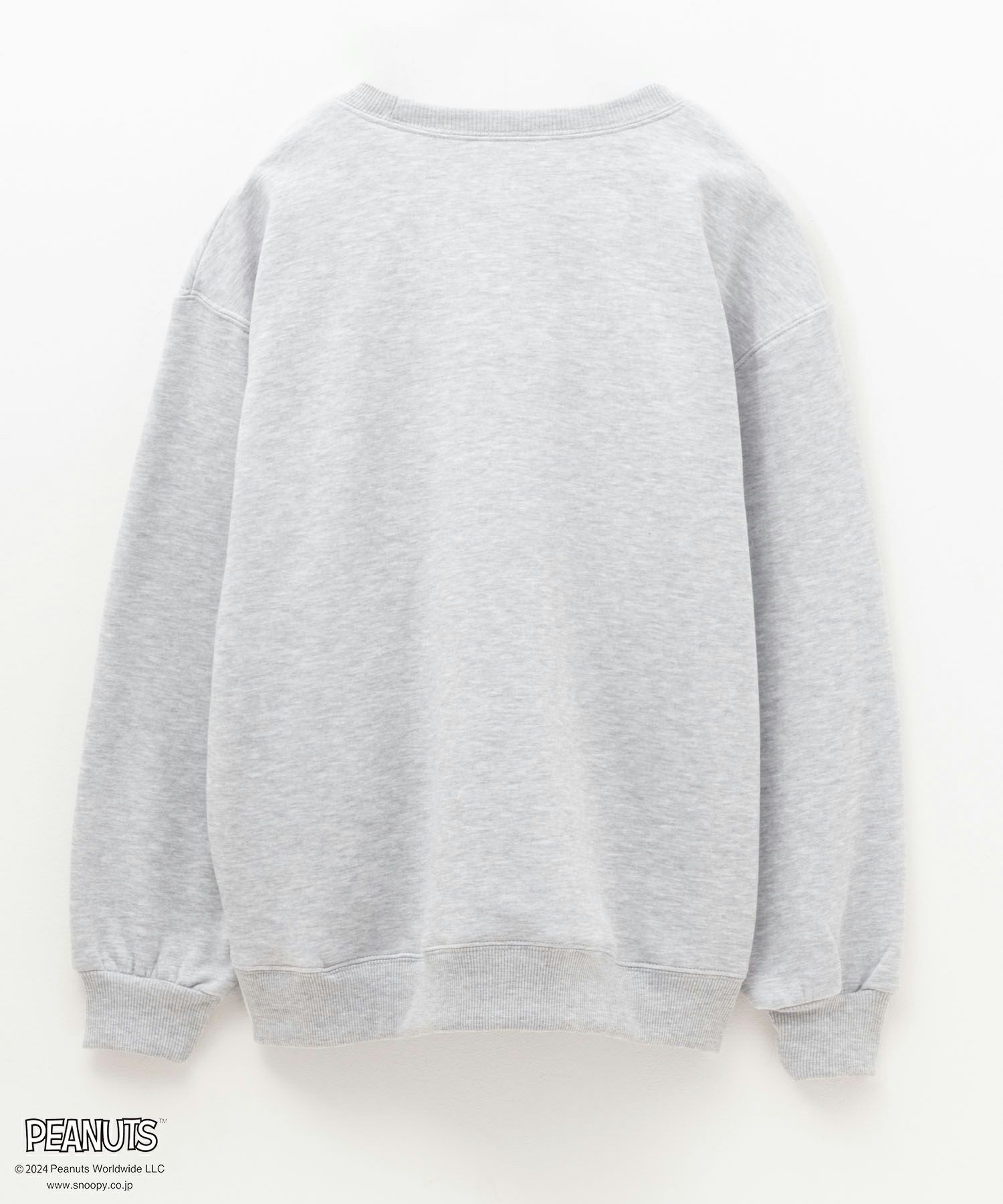 PEANUTS SNOOPY サガラ刺繍ルーズトレーナー レディース