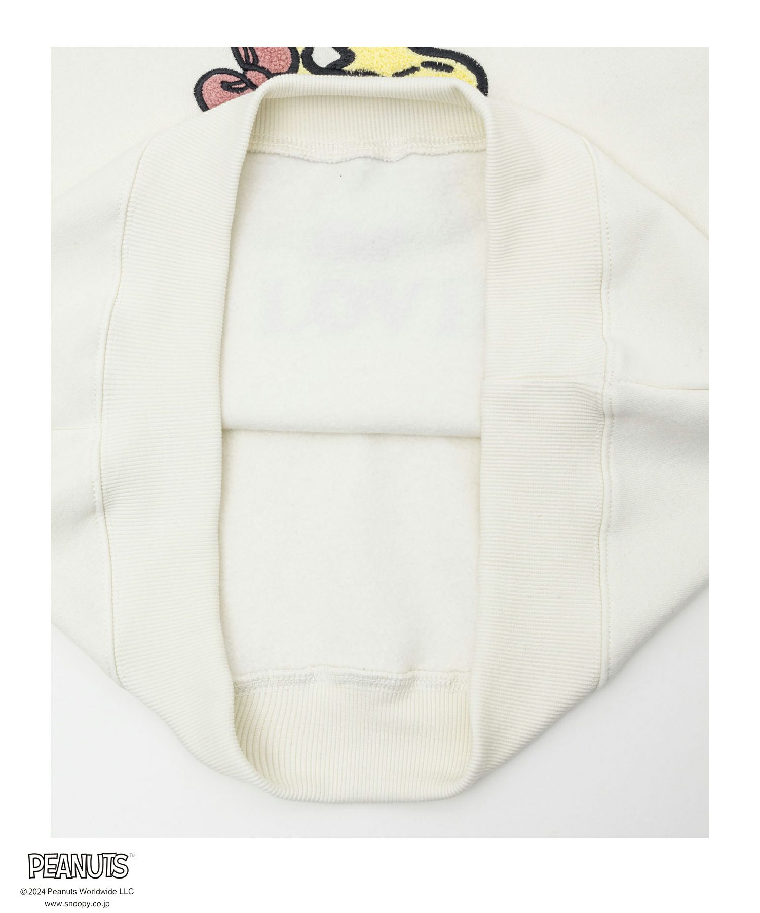 PEANUTS SNOOPY サガラ刺繍ルーズトレーナー レディース