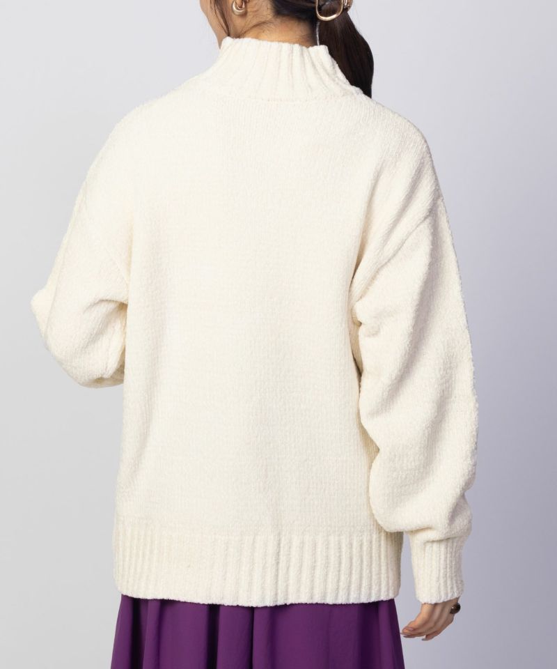 HusHusH  モールハイネックプルオーバー レディース商品画像-16