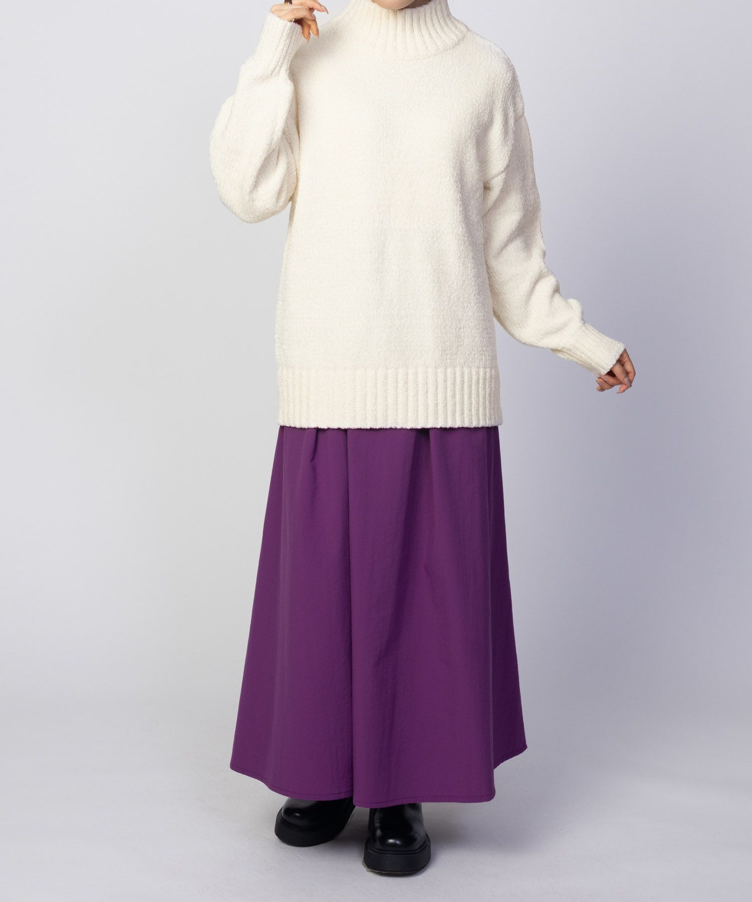 HusHusH  モールハイネックプルオーバー レディース商品画像-17