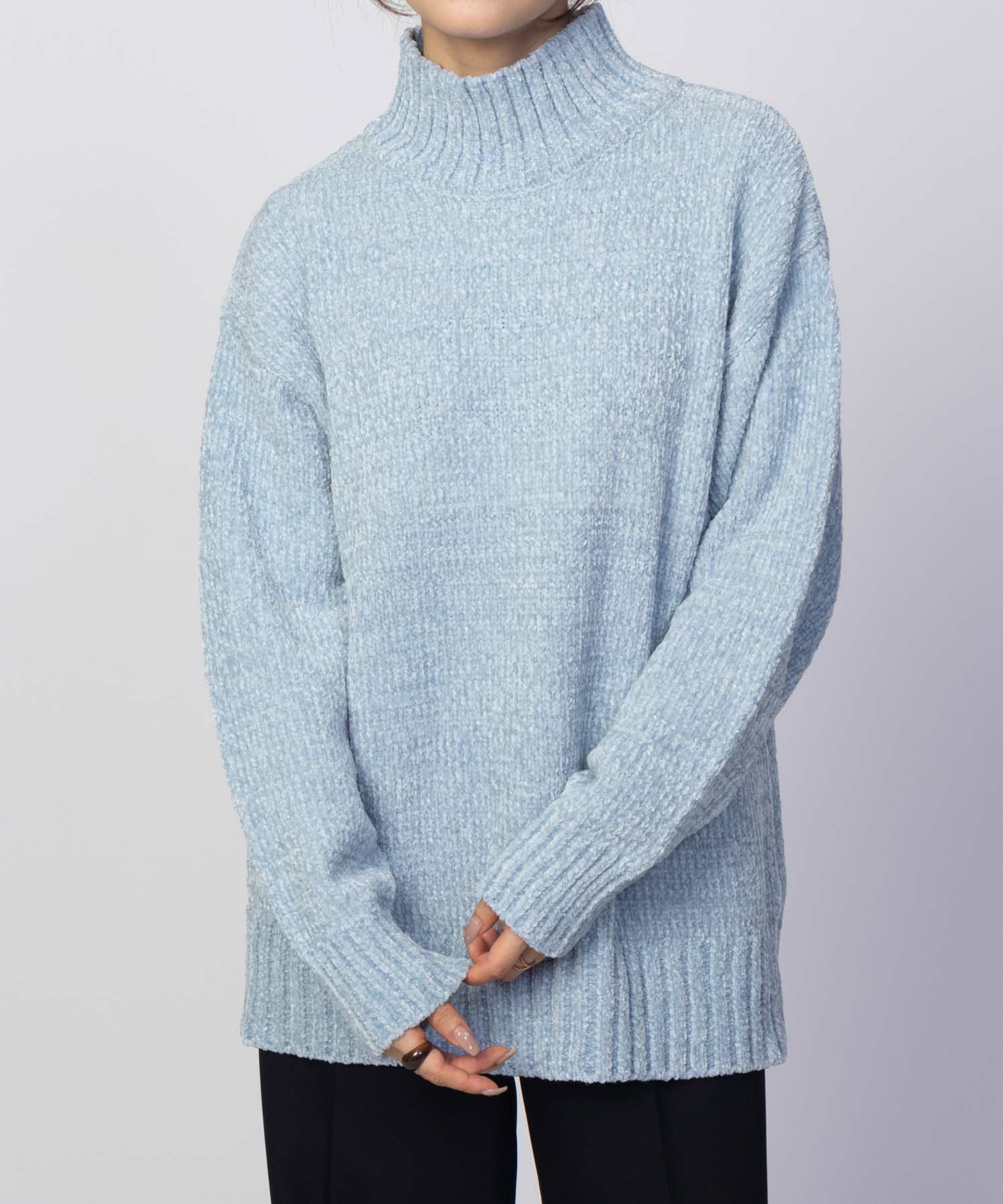 HusHusH  モールハイネックプルオーバー レディース商品画像-22