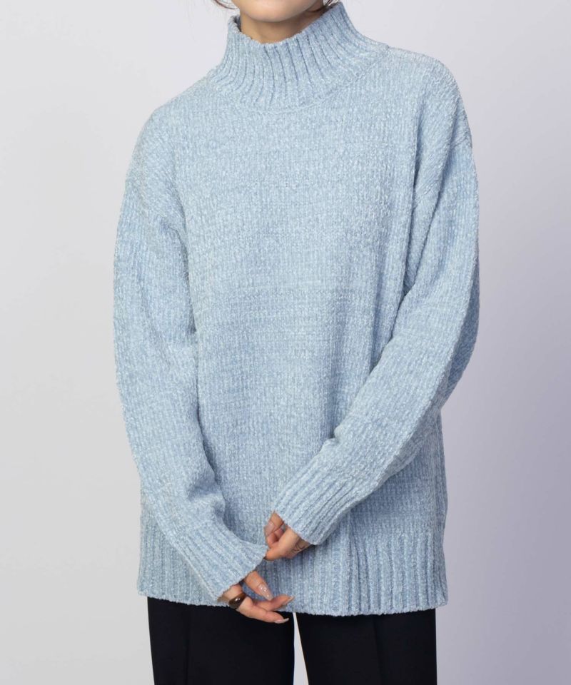 HusHusH  モールハイネックプルオーバー レディース商品画像-22