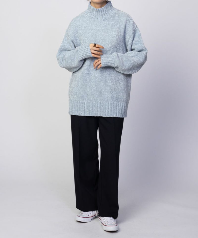 HusHusH  モールハイネックプルオーバー レディース商品画像-23