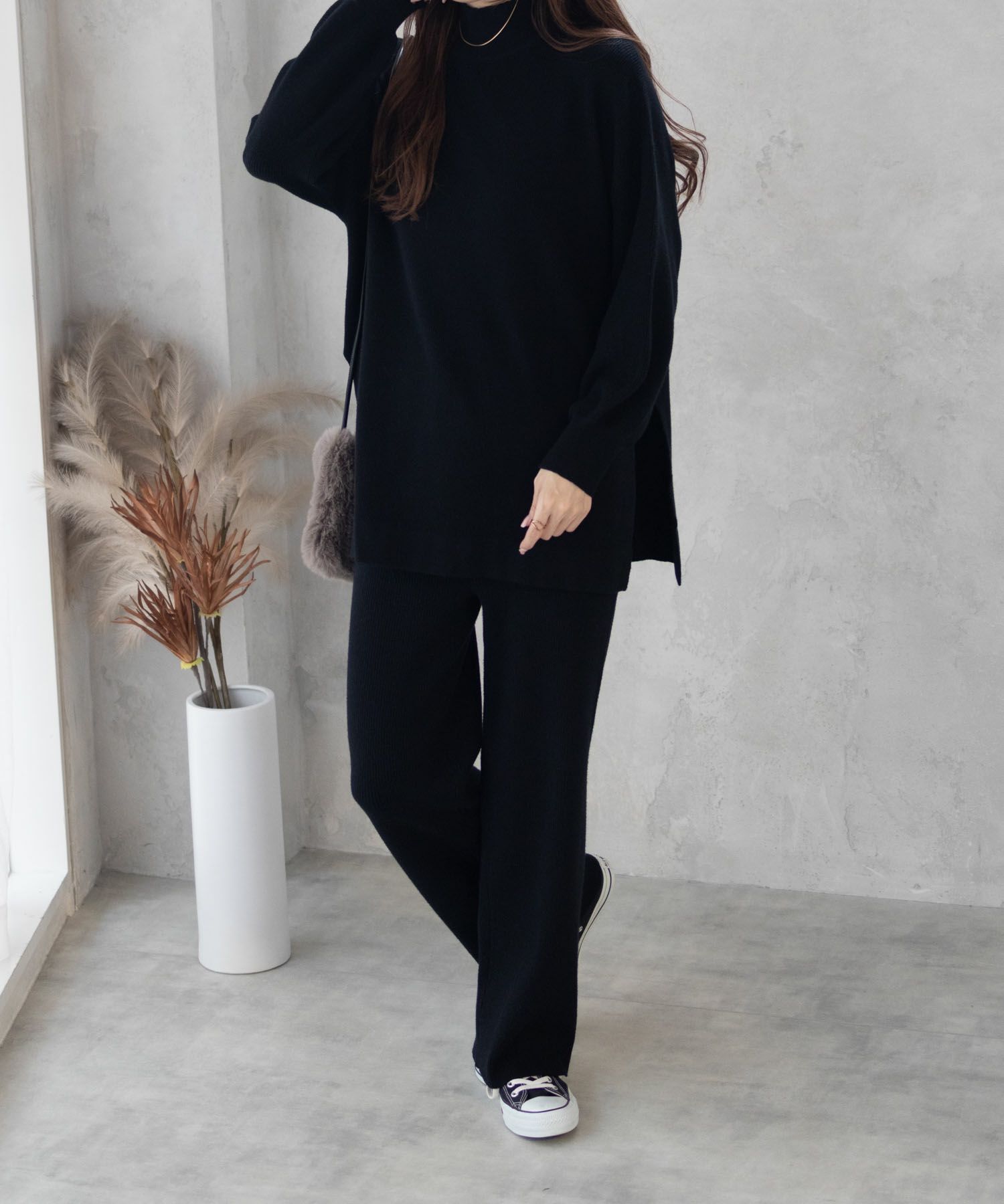 HusHusH  リブニットパンツ レディース商品画像-2