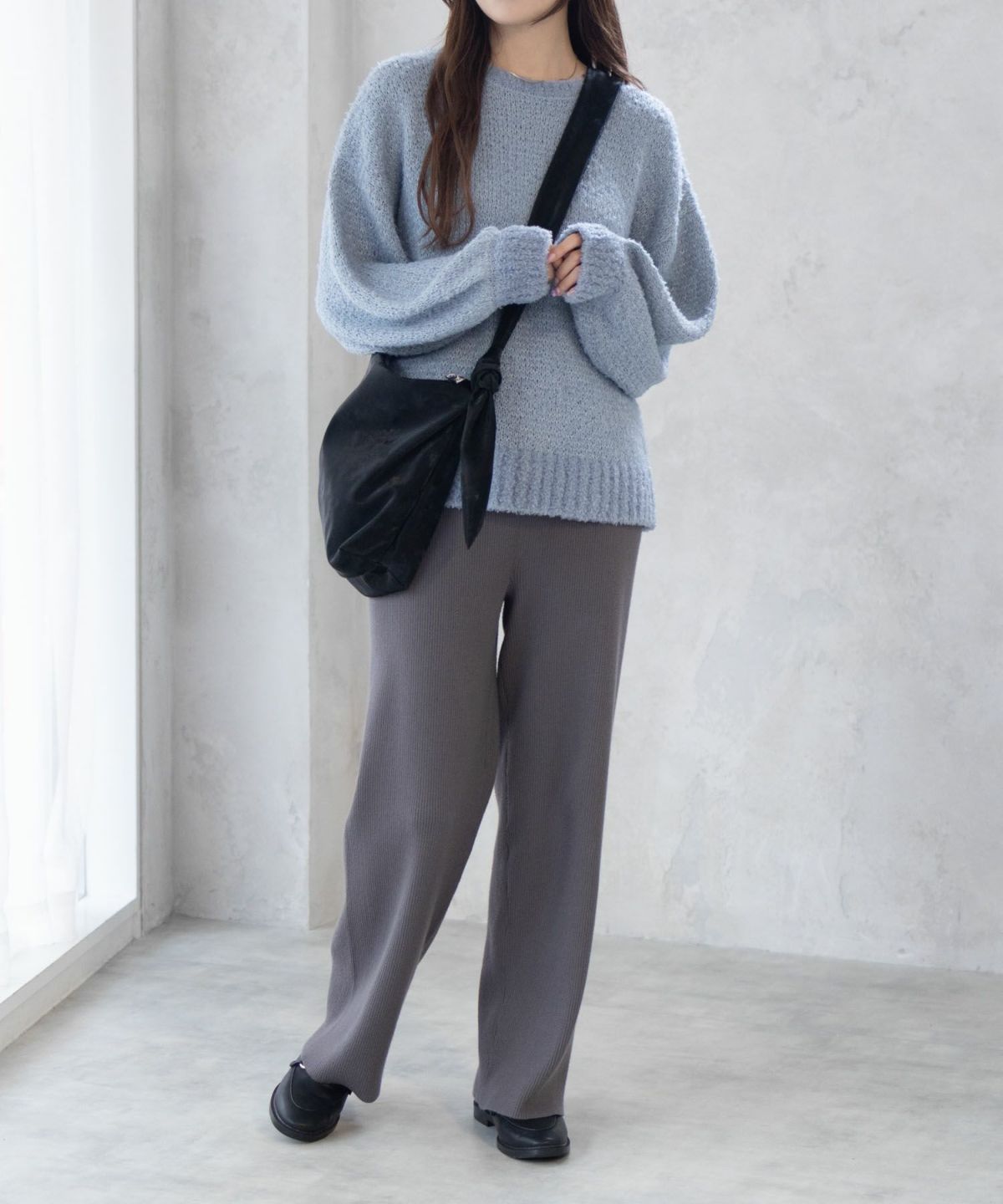 HusHusH リブニットパンツ レディース