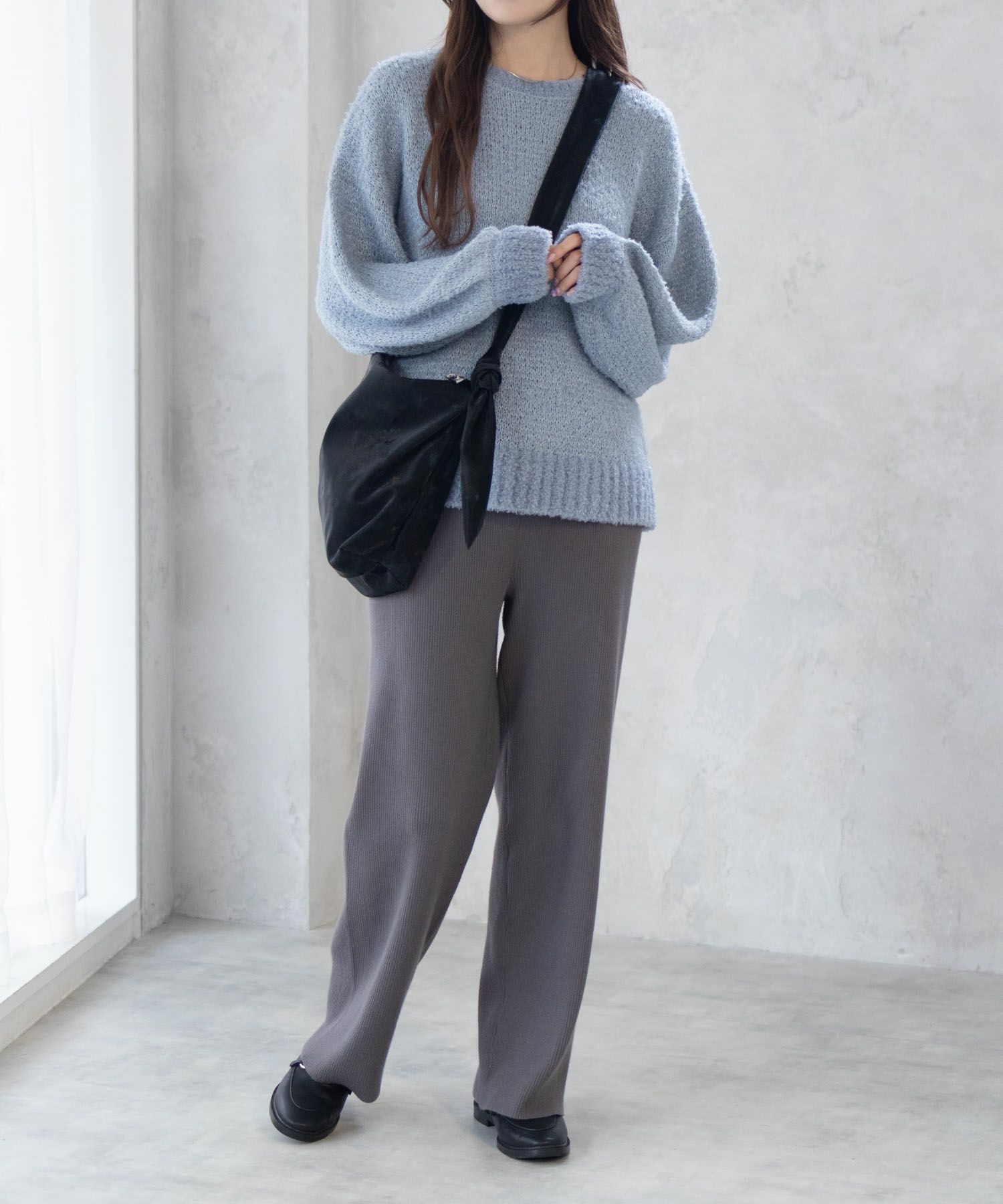 HusHusH リブニットパンツ レディース