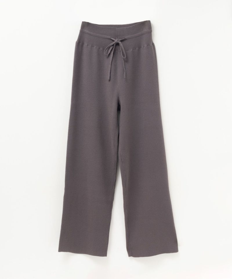 新品 タグ付き THE NEWHOUSE ハッピーシリーズ リブニットパンツ PANTS | THE NEWHOUSE
