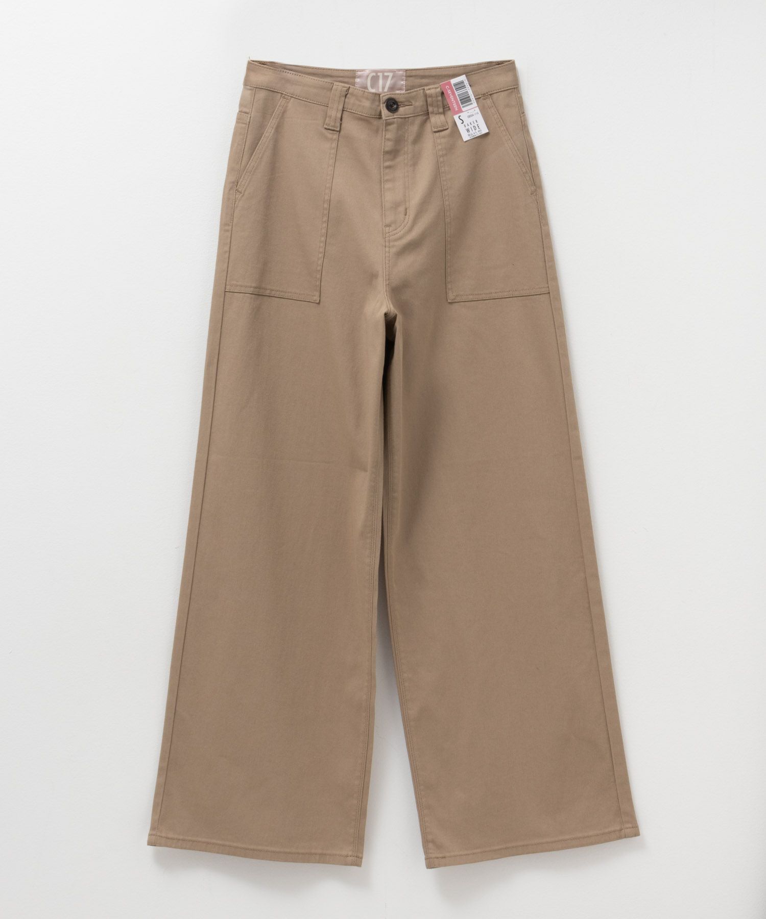 C17  ベイカーワイドパンツ レディース商品画像-12