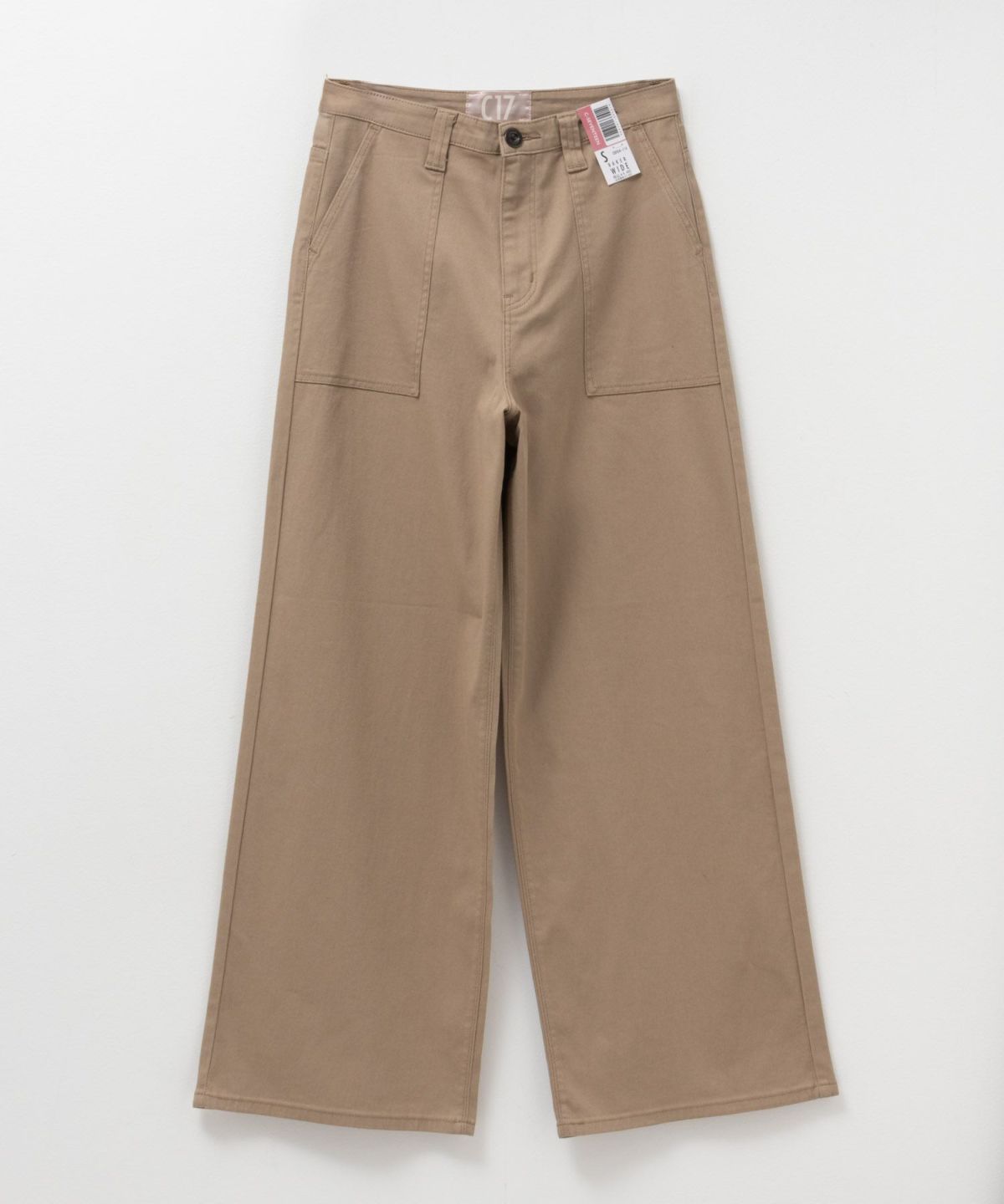 C17 ベイカーワイドパンツ レディース