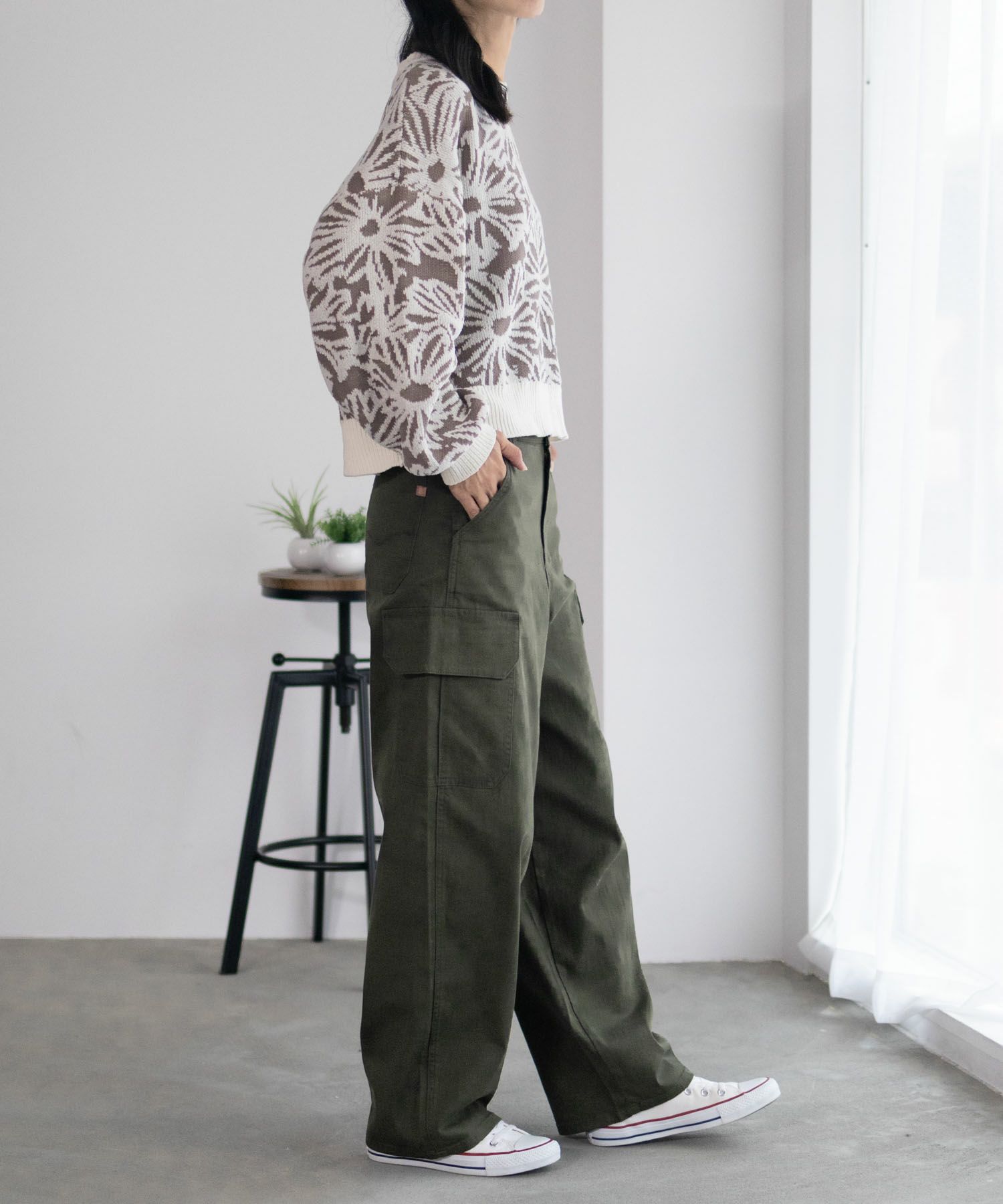 C17 バルーンカーゴパンツ レディース商品画像-6