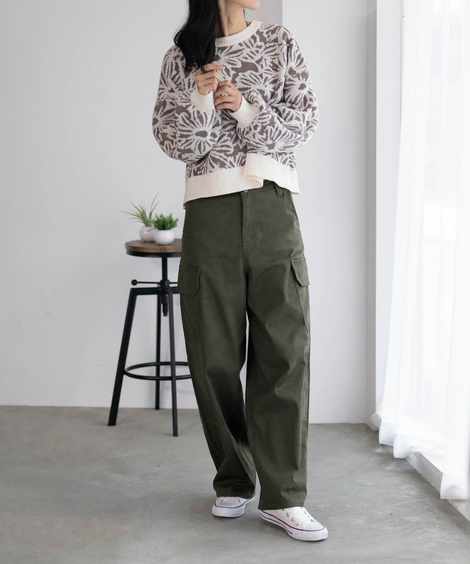 C17 バルーンカーゴパンツ レディース商品画像-7