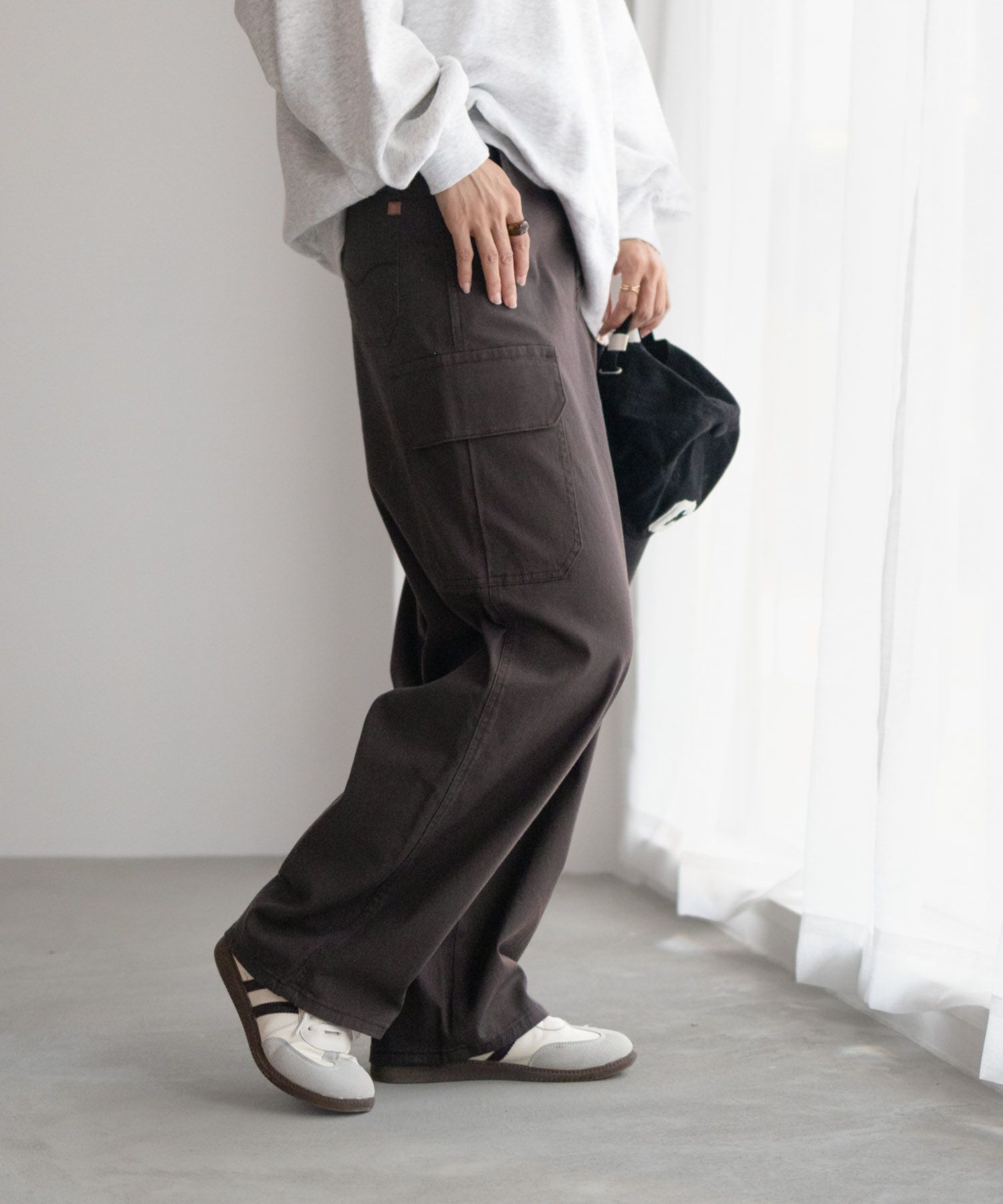 C17  バルーンカーゴパンツ レディース商品画像-6