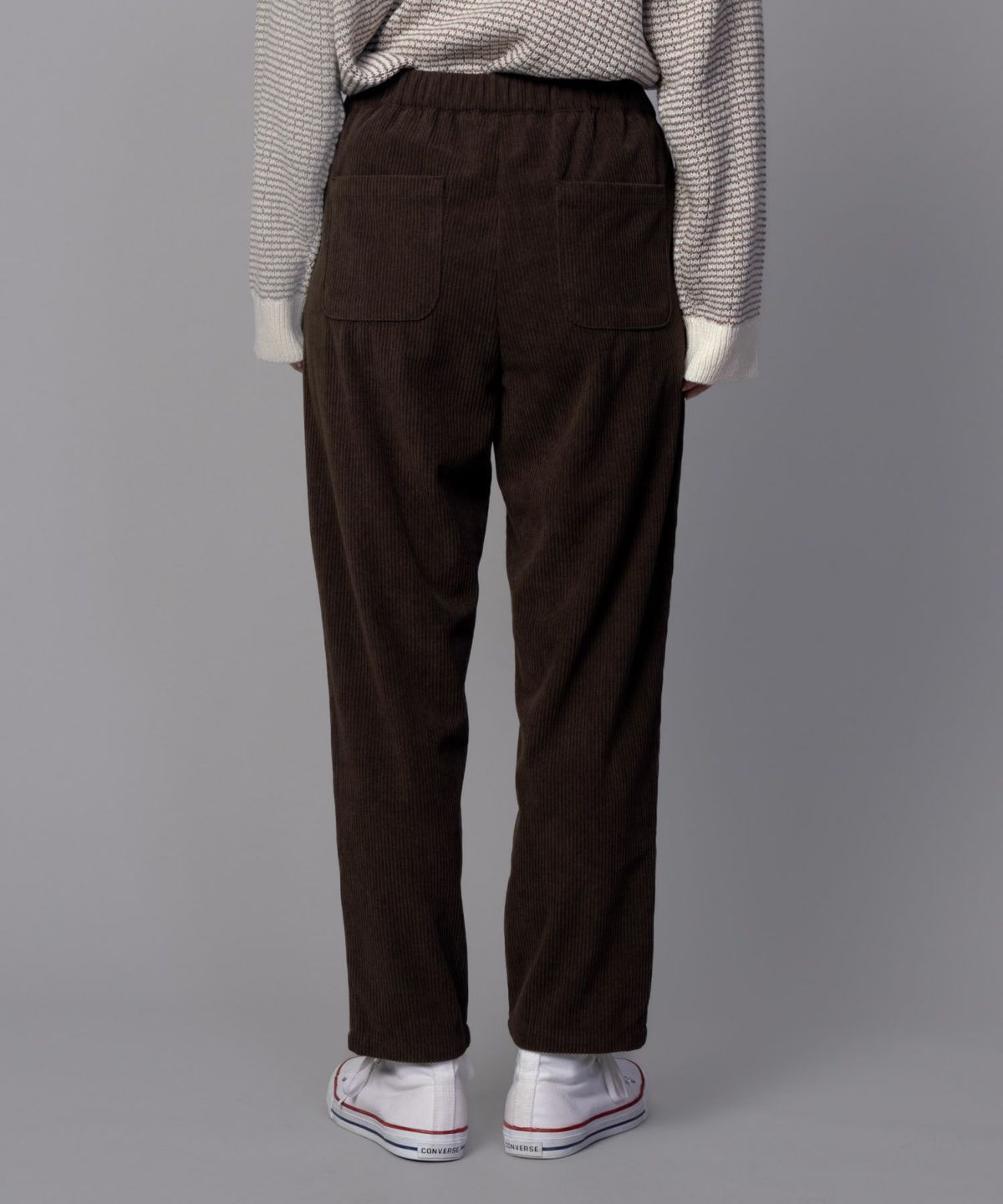 nAvy コーデュロイテーパードパンツ レディース