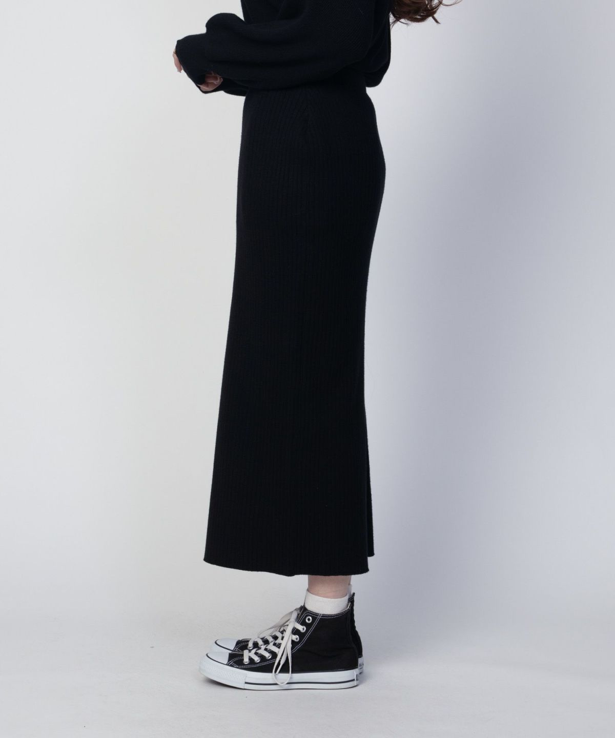 HusHusH リブナロースカート レディース