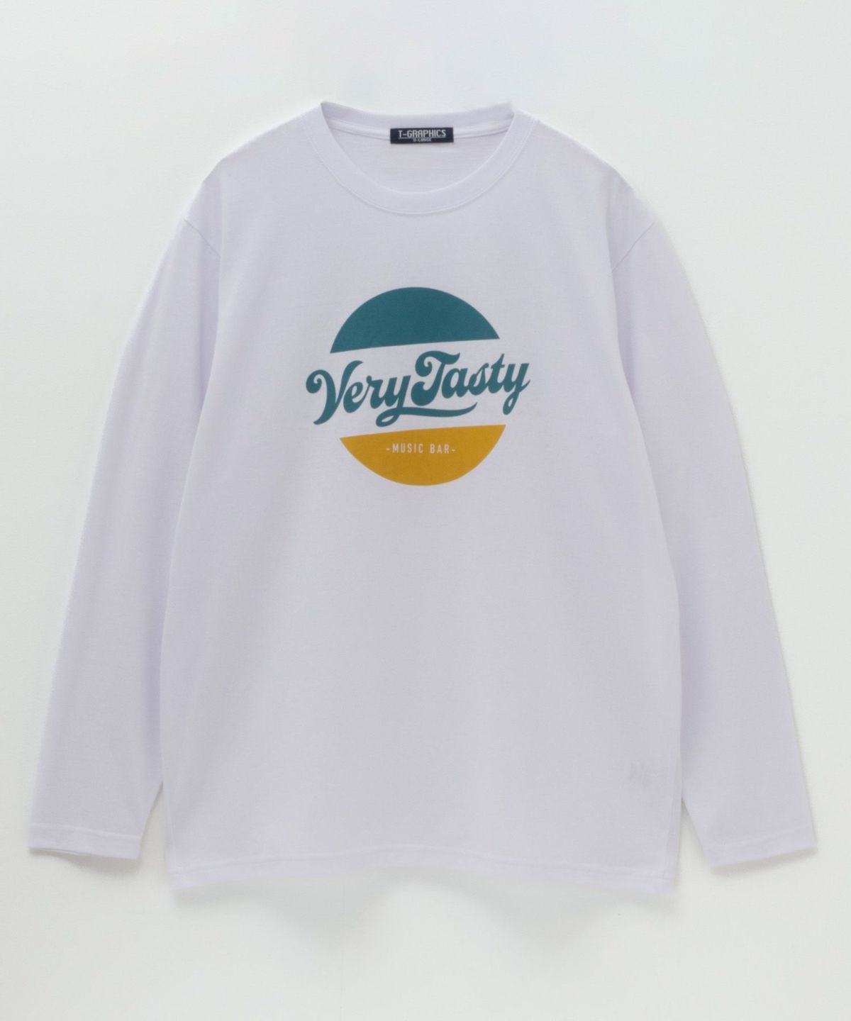 T-GRAPHICS ロゴプリント長袖Tシャツ メンズ