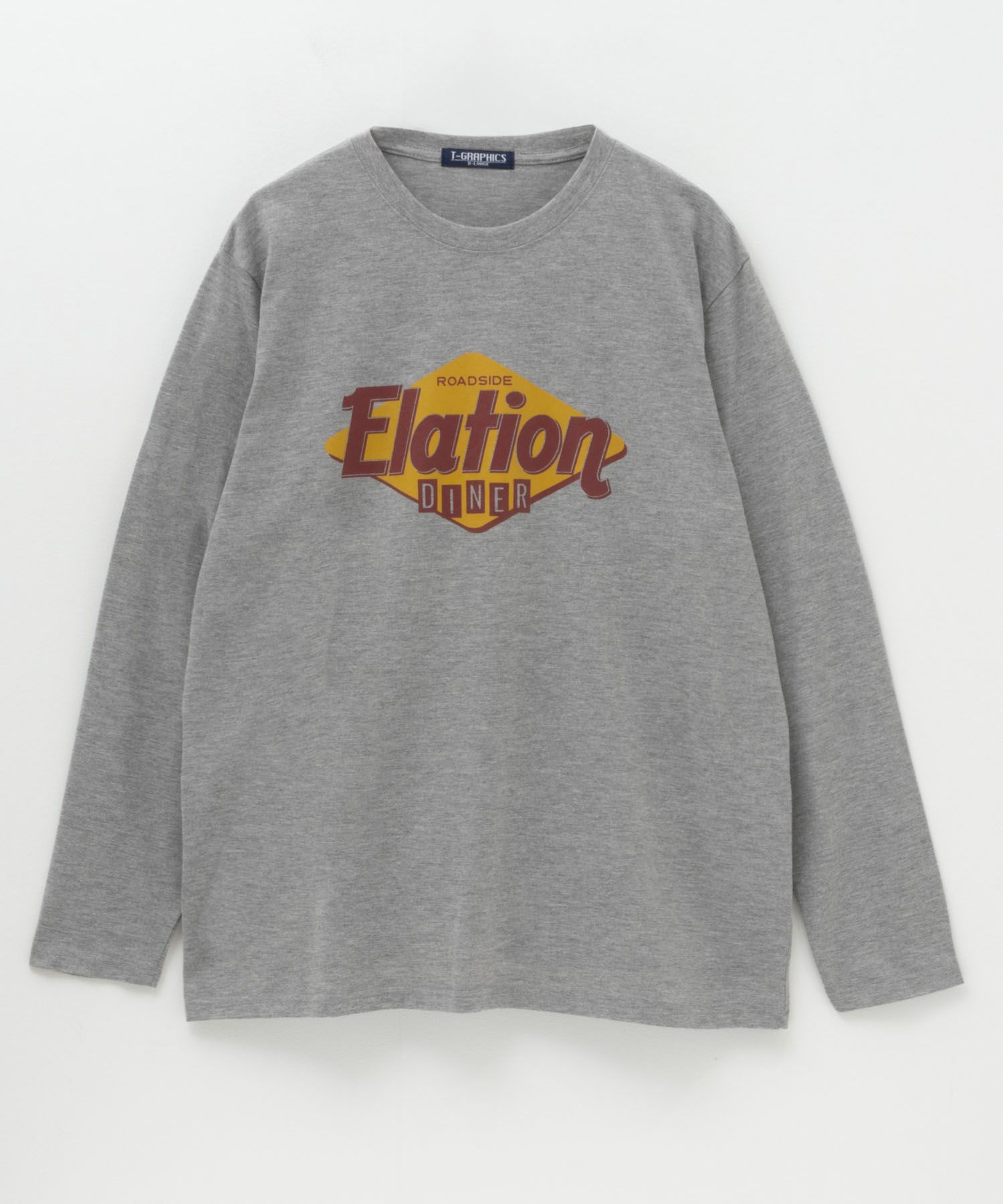 T-GRAPHICS ロゴプリント長袖Tシャツ メンズ商品画像-9