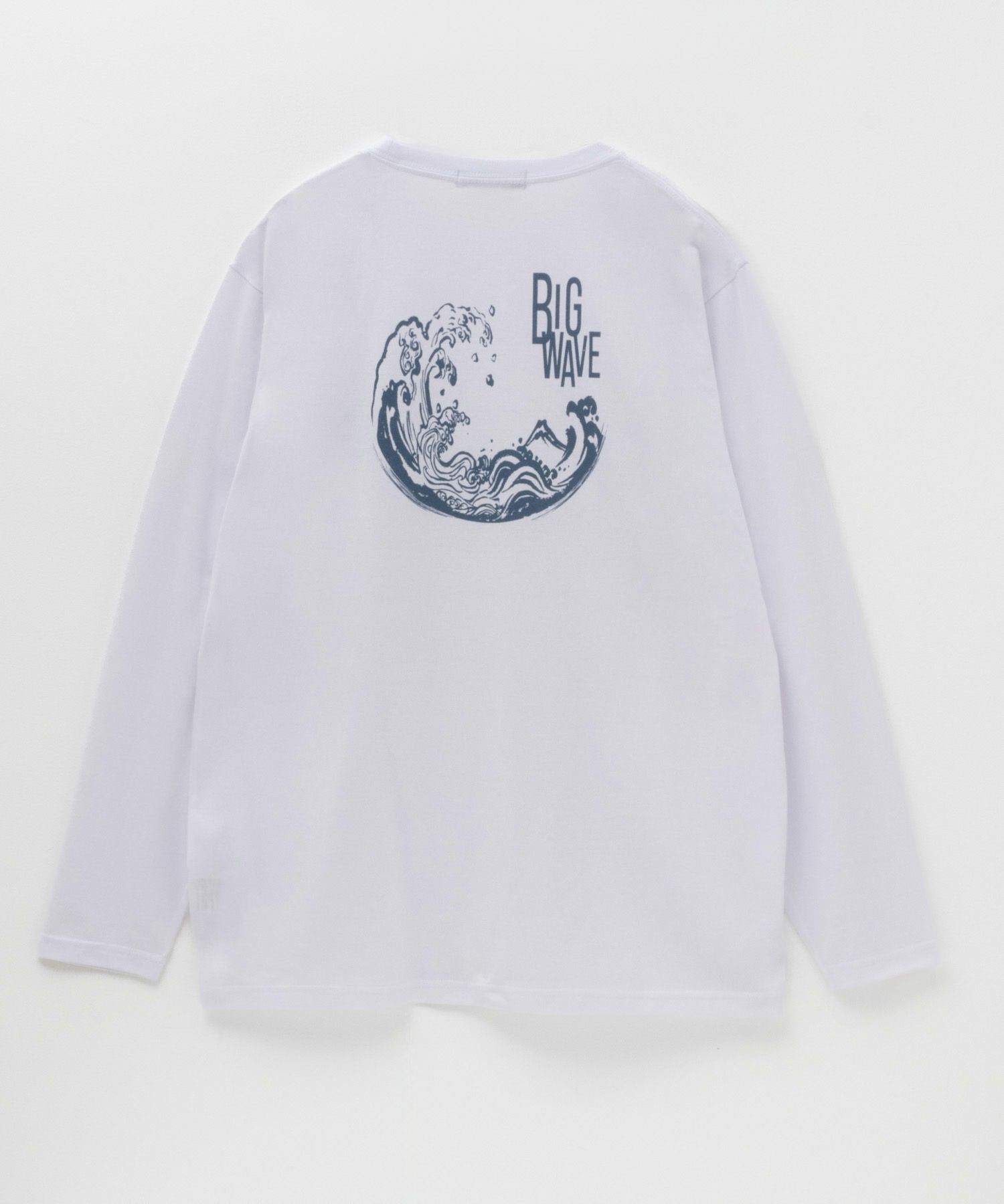 T-GRAPHICS 和柄プリント長袖Tシャツ メンズ