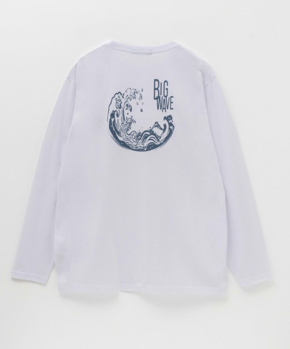 T-GRAPHICS 和柄プリント長袖Tシャツ メンズ