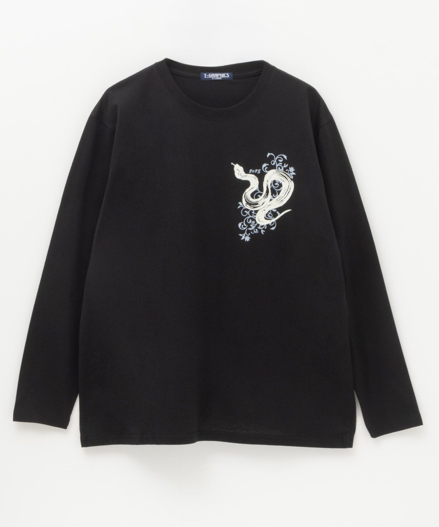 T-GRAPHICS  和柄プリント長袖Tシャツ メンズ商品画像-11