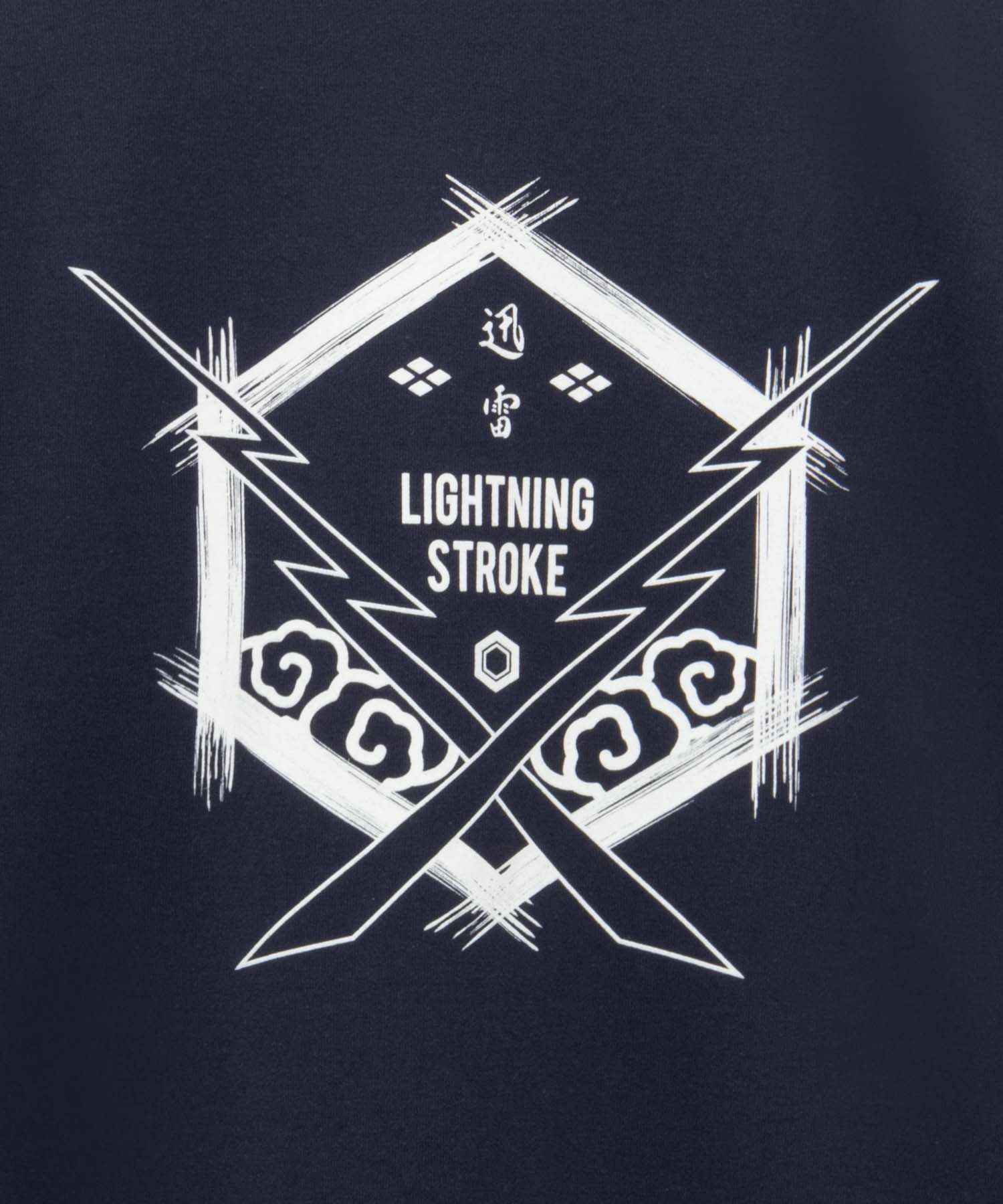 T-GRAPHICS 和柄プリント長袖Tシャツ メンズ