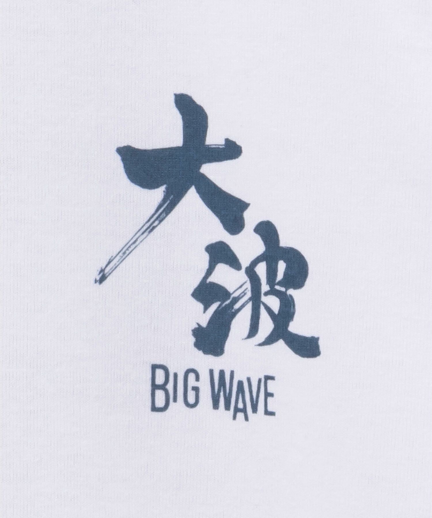 T-GRAPHICS 和柄プリント長袖Tシャツ メンズ