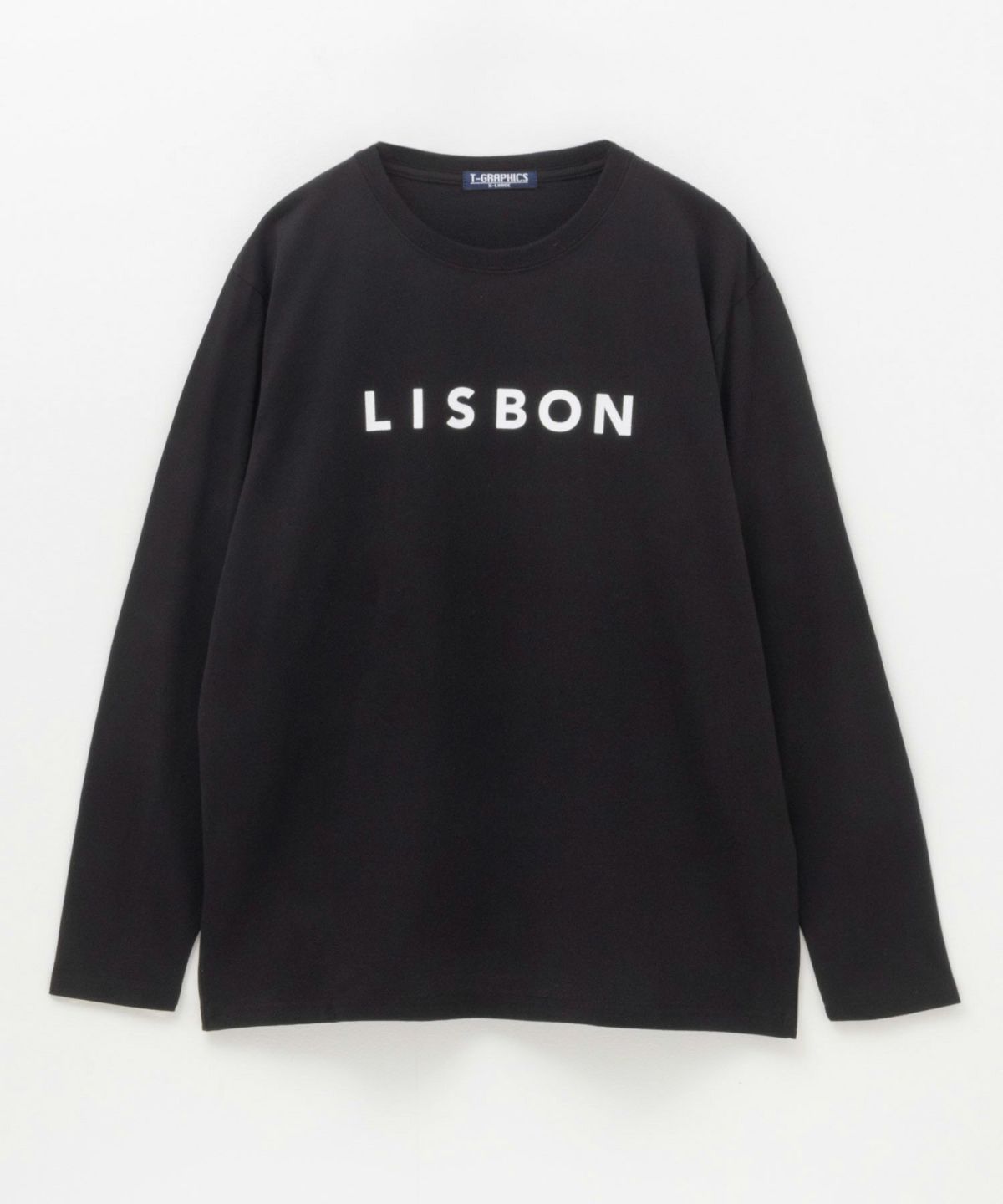 T-GRAPHICS ロゴプリント長袖Tシャツ メンズ